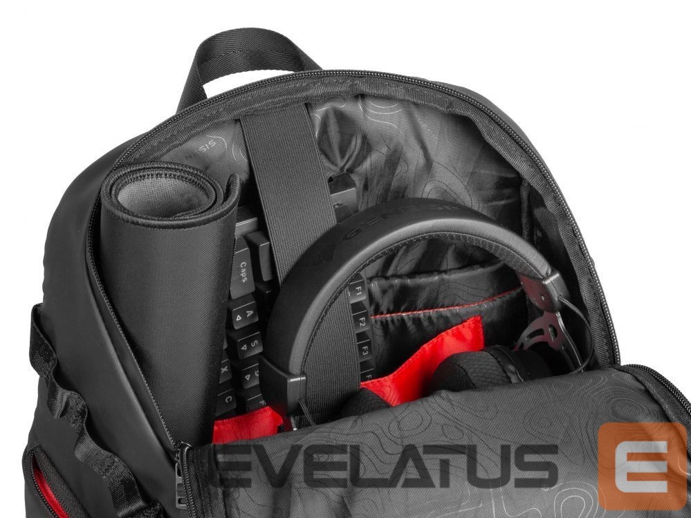 Laptop Bag Genesis Pallad 420 | Fits up to size 15.6 " | Laptop Backpack | Black | Waterproof
