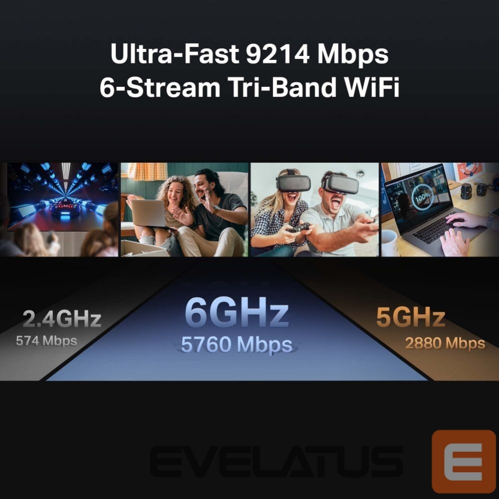 Routers TP-Link WRL ROUTER 9300MBPS WI-FI 7/TRI-BAND ARCHER BE550