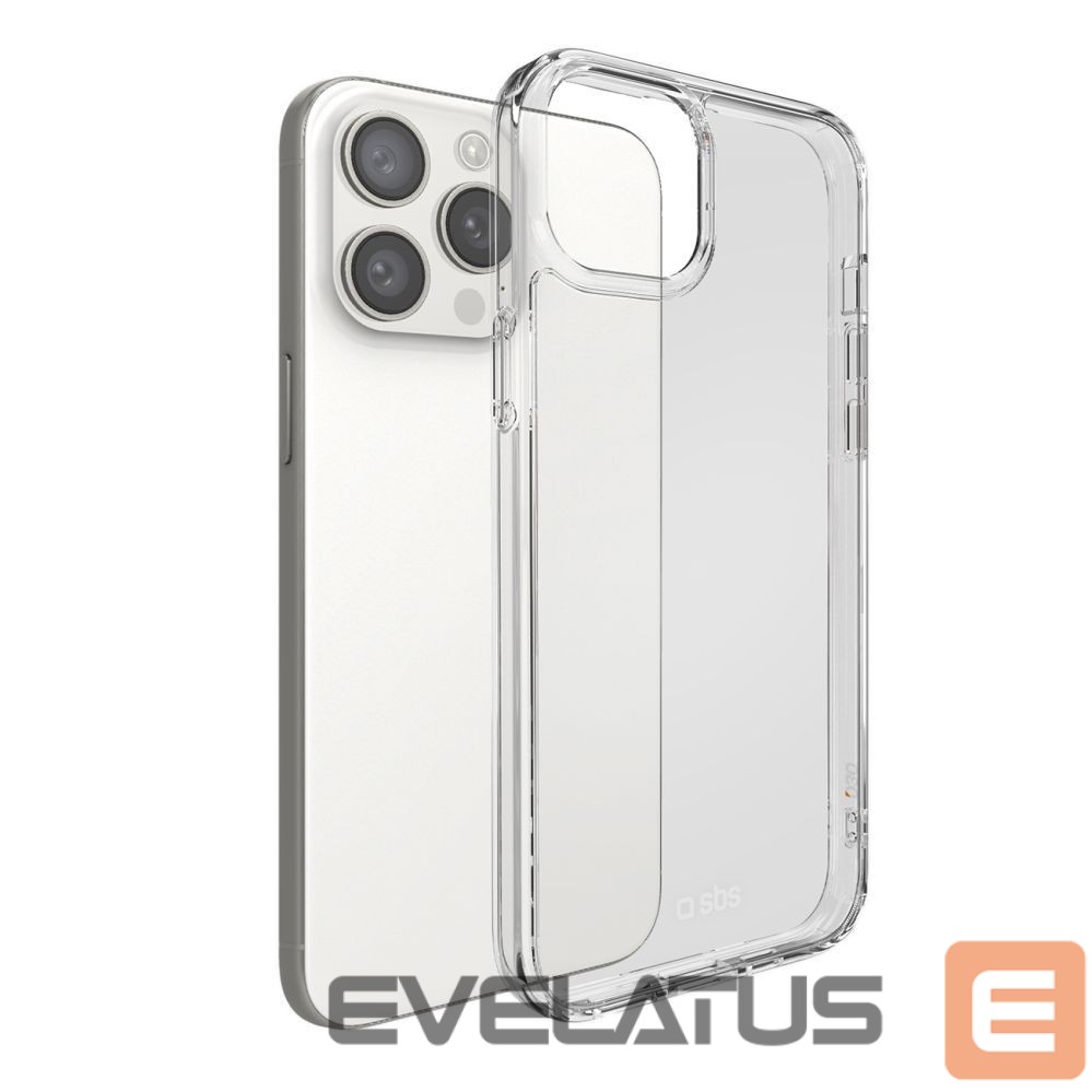 Back panel cover SBS SBS D3O iPhone 14 Pro Case - Transparent