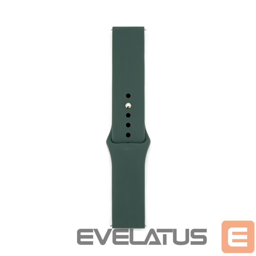 Strap Connect 20mm Silicone Loop Watch Strap (S/M 110mm) Olive