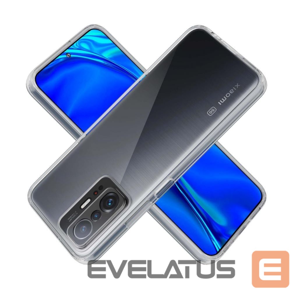 Back panel cover 3MK 3mk Clear Case for Xiaomi 11T / 11T Pro - transparent