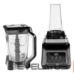 Mixers and blenders Ninja  Mixer Blender 2in1 with Auto IQ | BN750EU | Tabletop | 1200 W | Jar material Plastic | Jar capacity 2.1+0.7 L | Ice crushing | Black/Silver 