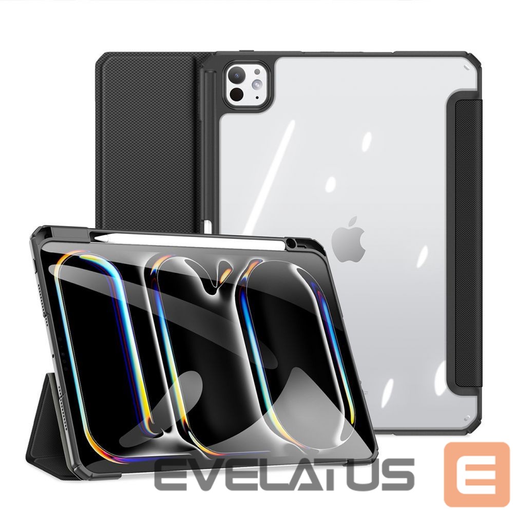Back panel cover Dux Ducis Dux Ducis Toby case with flap and stand for iPad Pro 11" 2024 - black