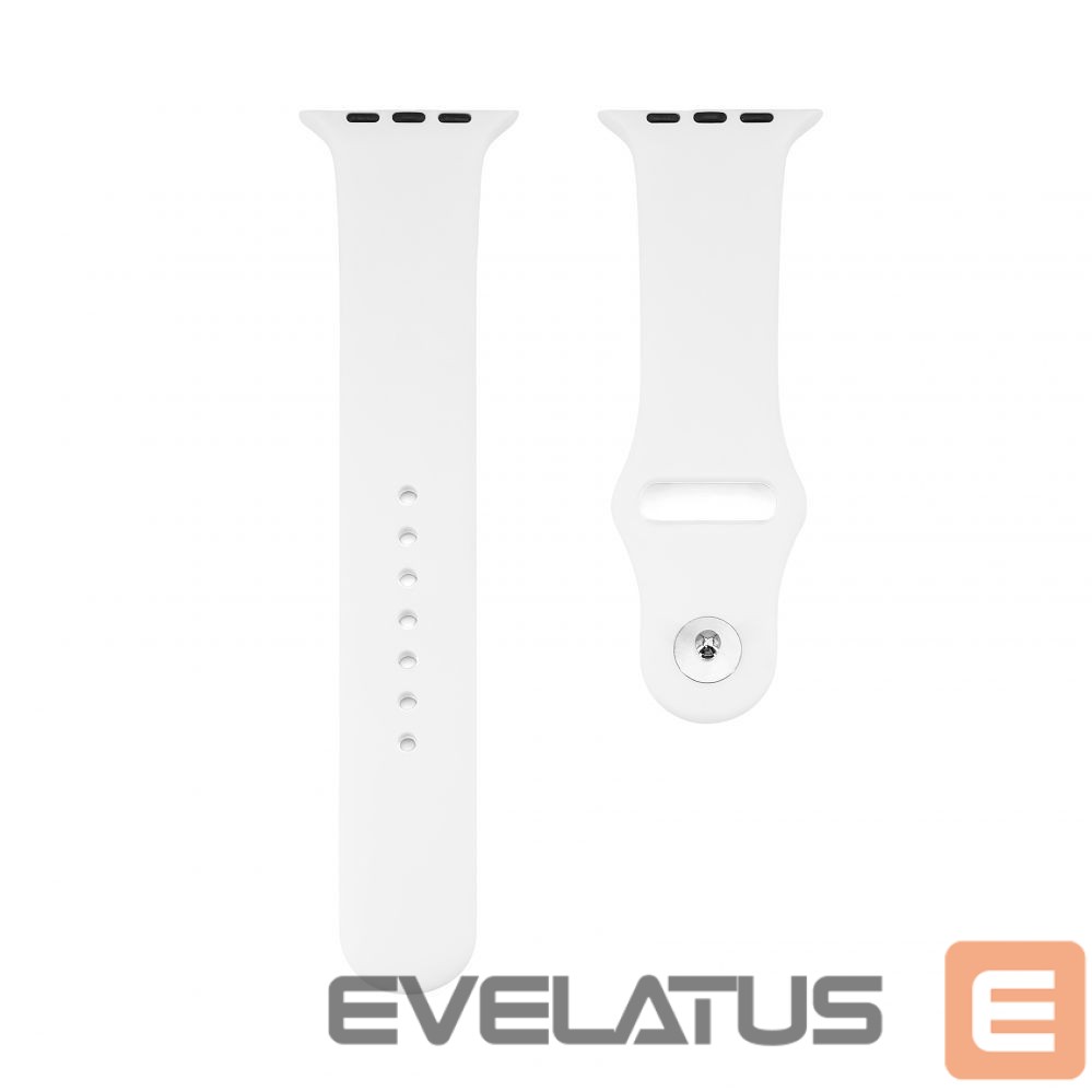 Strap Connect Watch 38/40/41mm Silicone Loop Watch Strap (132mm M/L) White