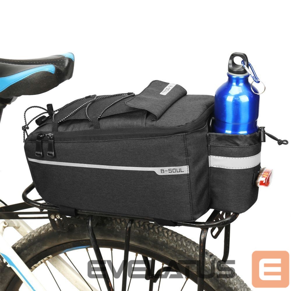 Bicycle accessory Hurtel WYA26Y0S Thermal Bike Pannier Bag with Shoulder Strap - Black