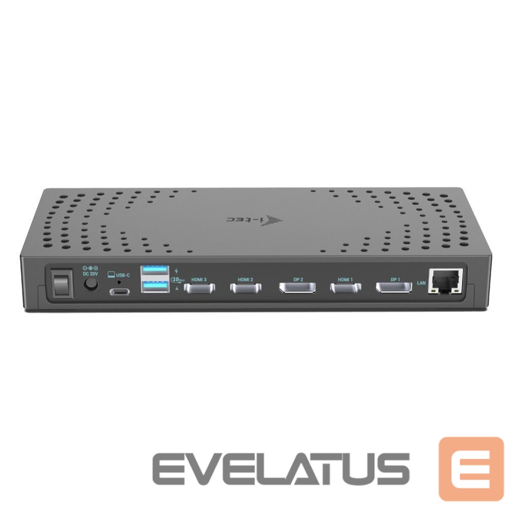 Computer accessories I-TEC I-TEC USB3.0/USB-C/TB 3x4K Dock G2 PD100