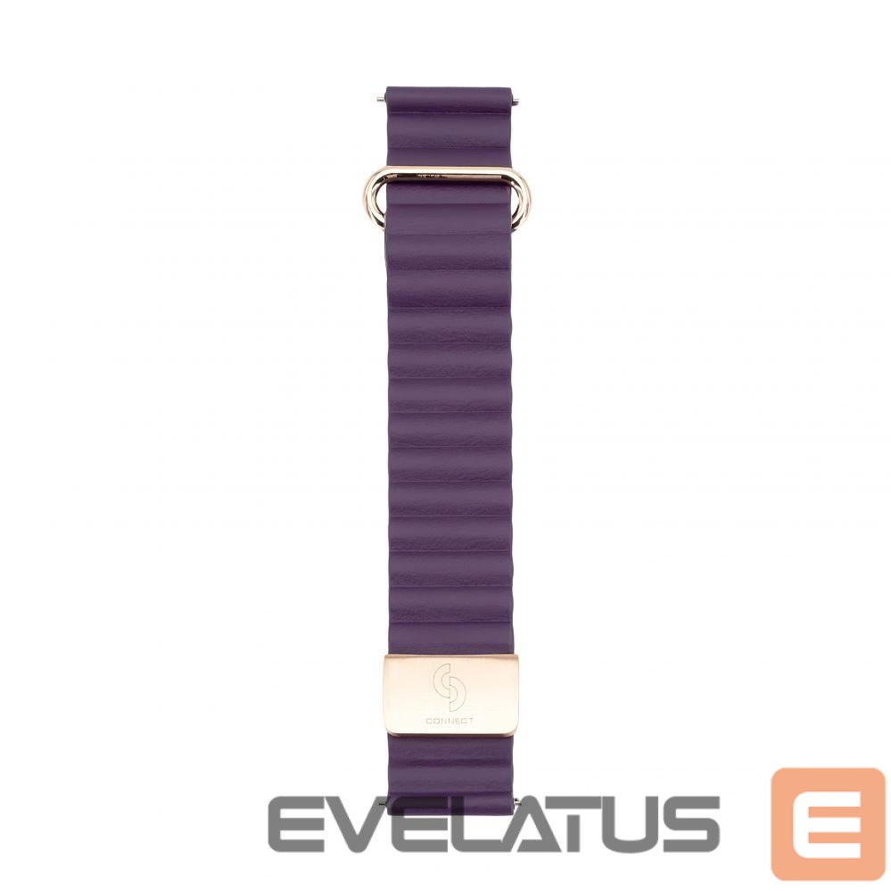 Strap Connect 22mm Cortical back buckle magnetic suction Watch Straps (130mm M/L) Crimson Cherry