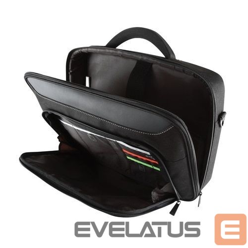 Laptop Bag Targus Clamshell Laptop Bag CN418EU Black/Red, Shoulder strap, Briefcase