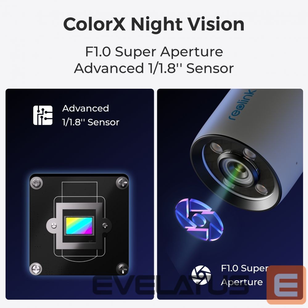 Webcam Reolink ColorX Series P320X 2K 4MP True Color Night Vision PoE Camera |