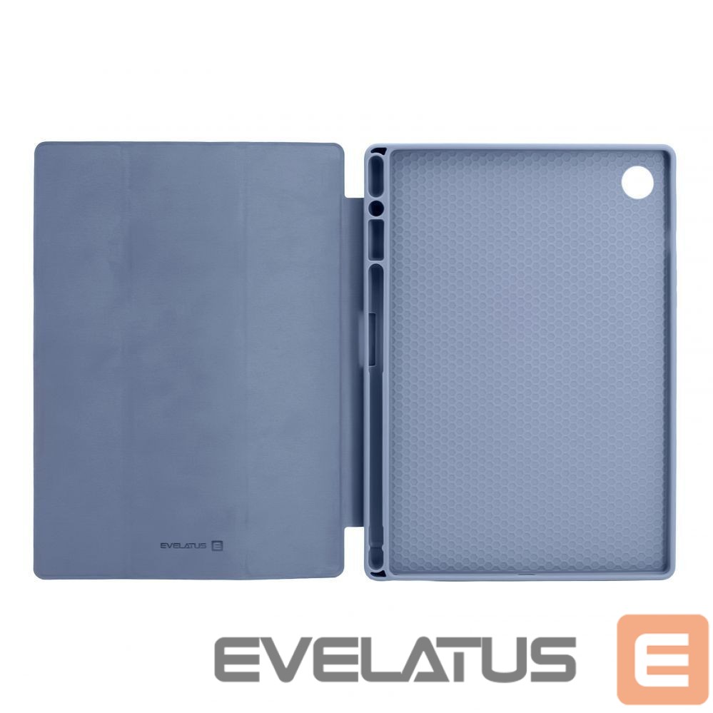 Book case Evelatus Galaxy Tab A8 10.5 Tablet case with imitate microfiber inside Lavender Gray