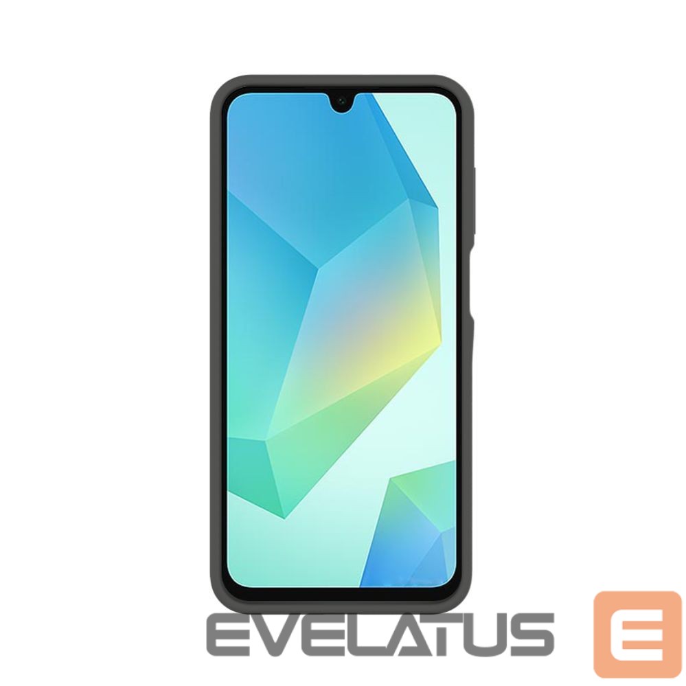 Back panel cover Evelatus Samsung Galaxy A16 Premium Magnetic Soft Touch Silicone Case Dark Grey