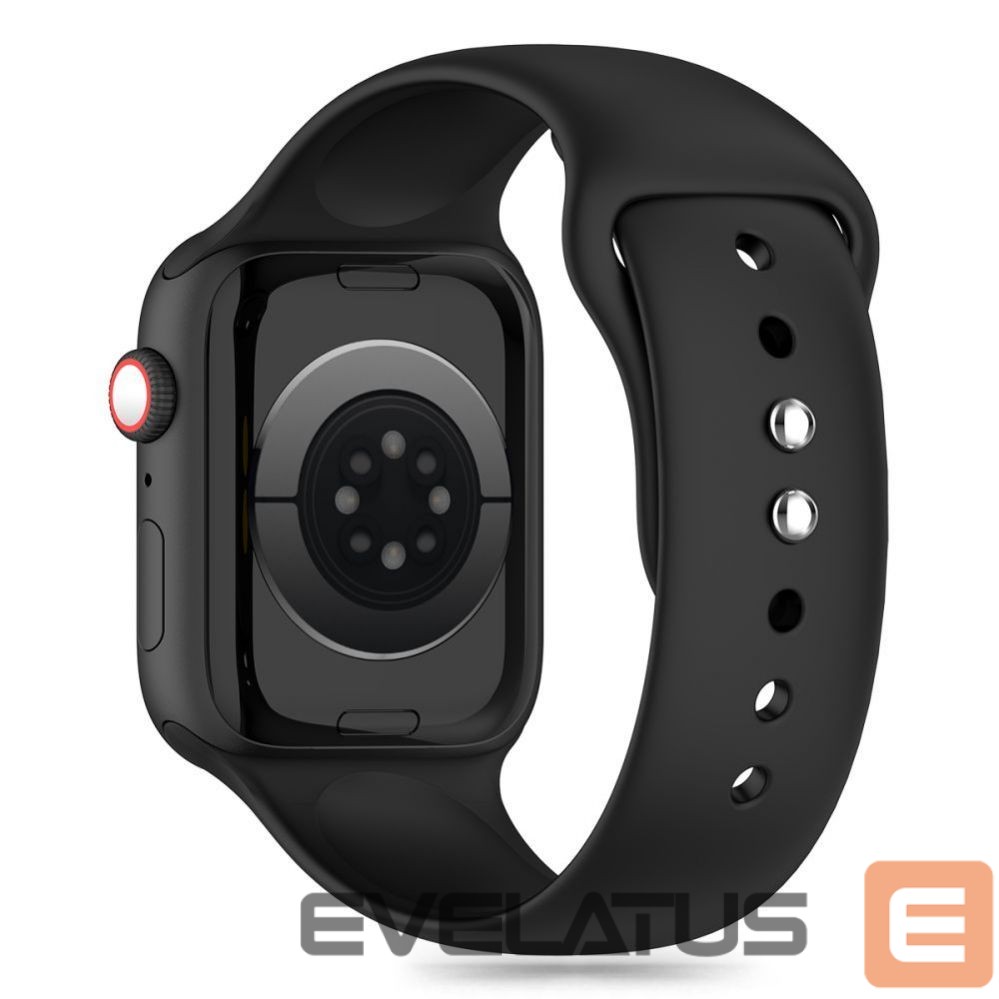 Strap Tech-Protect Tech-Protect Silicone Strap for Apple Watch 4 / 5 / 6 / 7 / 8 / 9 / SE / Ultra 1 / 2 (42 / 44 / 45 / 49 mm) - Black