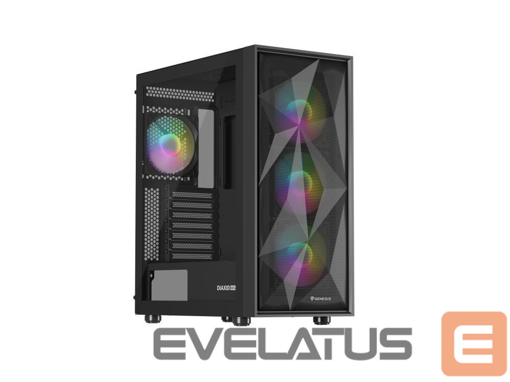 Computer components Natec NATEC Genesis PC Case Diaxid 605 black