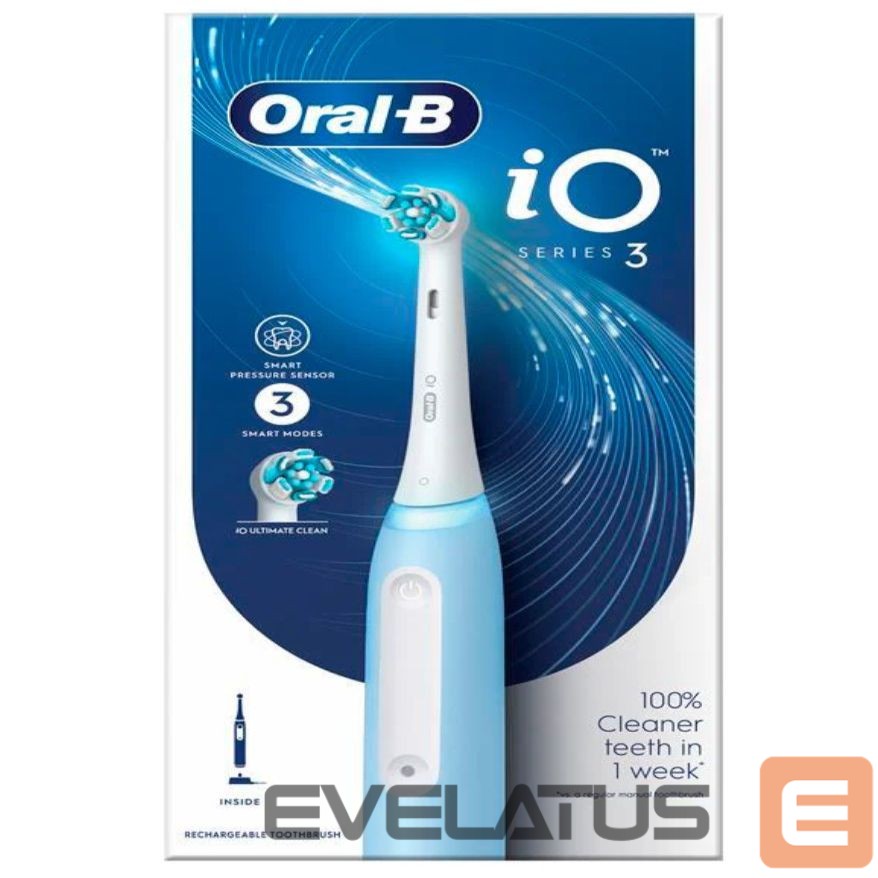 Toothbrush Oral-B iO3 Series Electric Toothbrush, Ice Blue