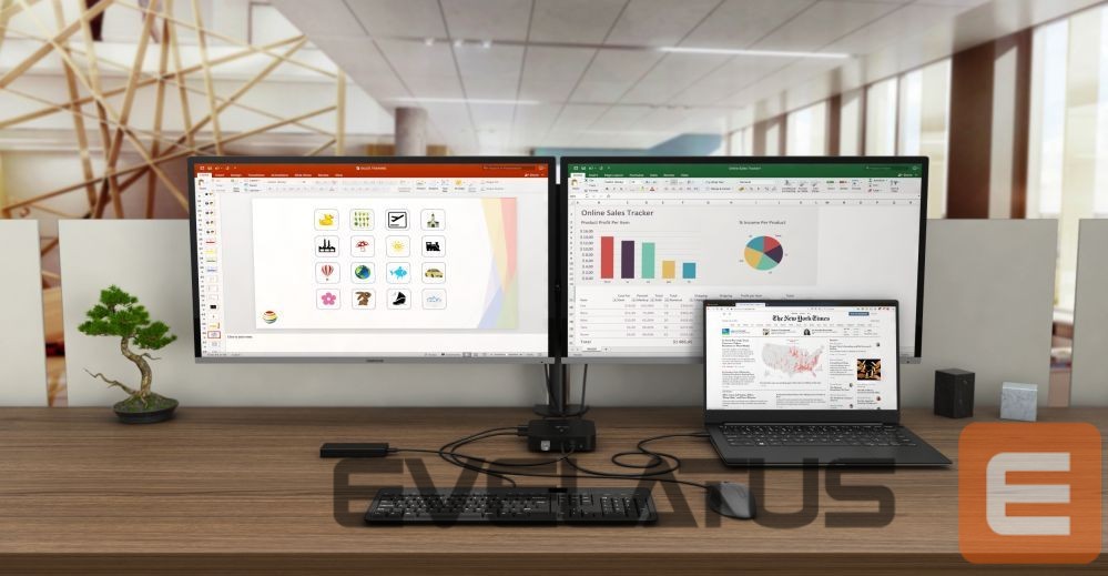 Computer accessories I-TEC I-TEC USB-C Dual Display Docking Station