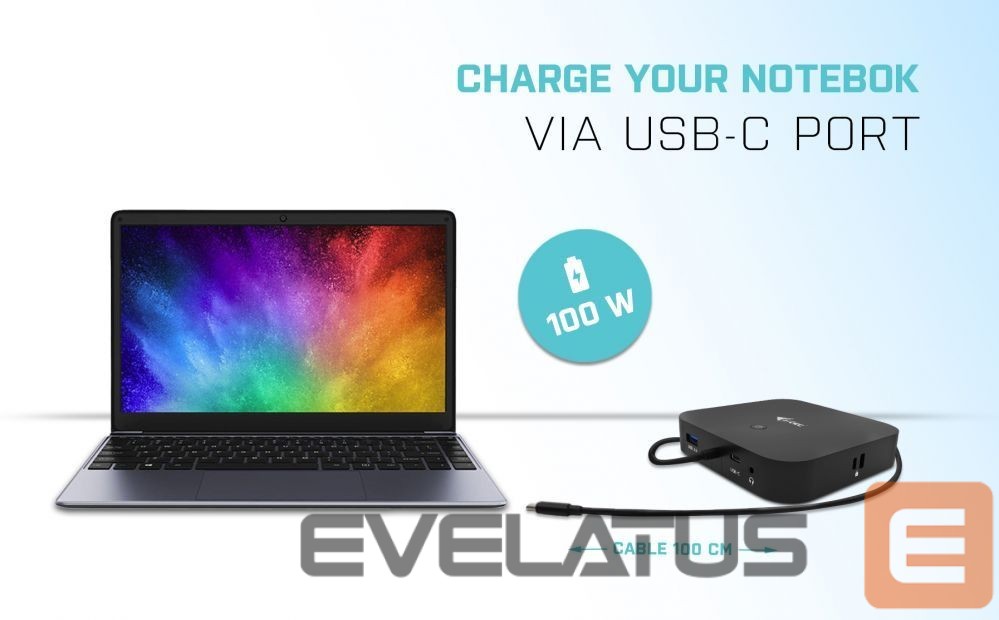 Computer accessories I-TEC I-TEC USB-C Dual Display Docking Station