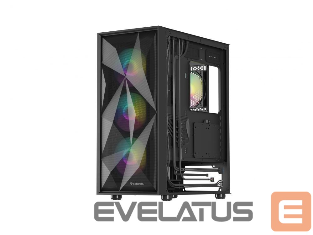 Computer components Natec NATEC Genesis PC Case Diaxid 605 black