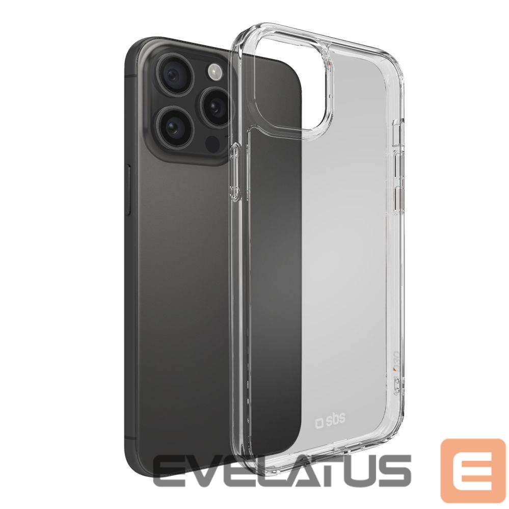 Back panel cover SBS SBS D3O iPhone 14 Pro Max Case - Transparent