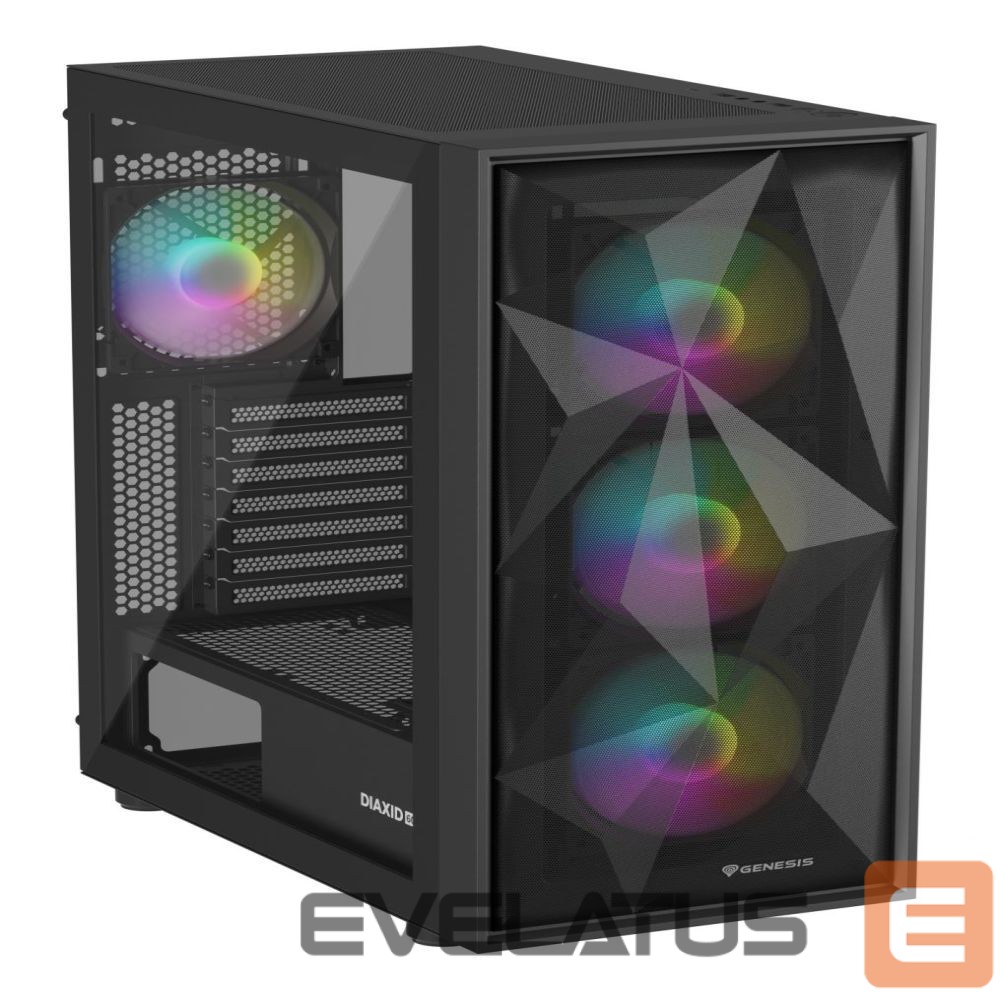 Computer components Natec NATEC Genesis PC Case Diaxid 605 black
