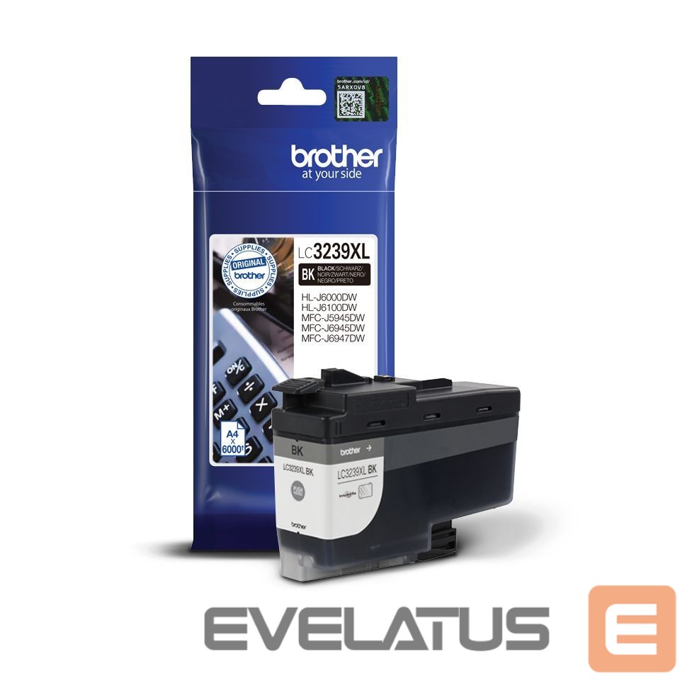 Printer accessories Brother High-yield Ink Cartridge | LC3239XLBK | Ink | Black