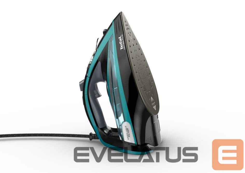 Iron TEFAL | Ultimate Pure FV9844E0 | Steam Iron | 3200 W | Water tank capacity 350 ml | Continuous steam 60 g/min | Steam boost performance 250 g/min | Blue/Black