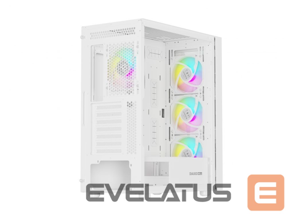 Computer components Natec NATEC Genesis PC Case Diaxid 605 white