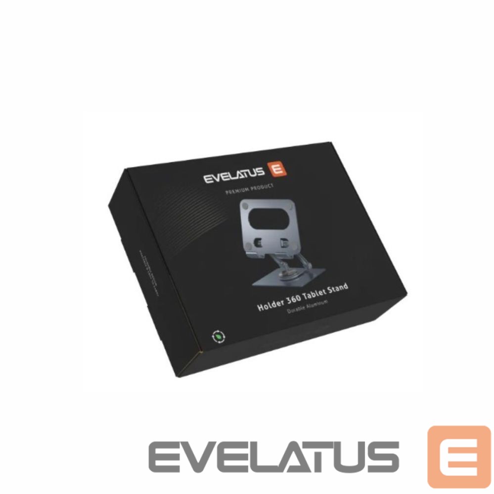 Holders and stands Evelatus Universal D68 Holder 360 Tablet Stand D68HTS Aluminium Silver