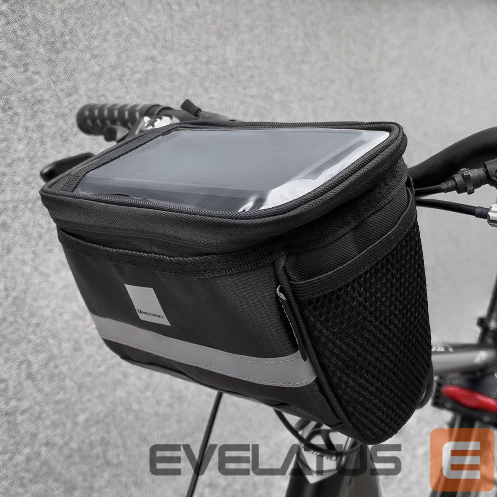 Bicycle accessory Wozinsky Wozinsky Bike Handlebar Bag with Phone Case 2L Black (WBB12BK)