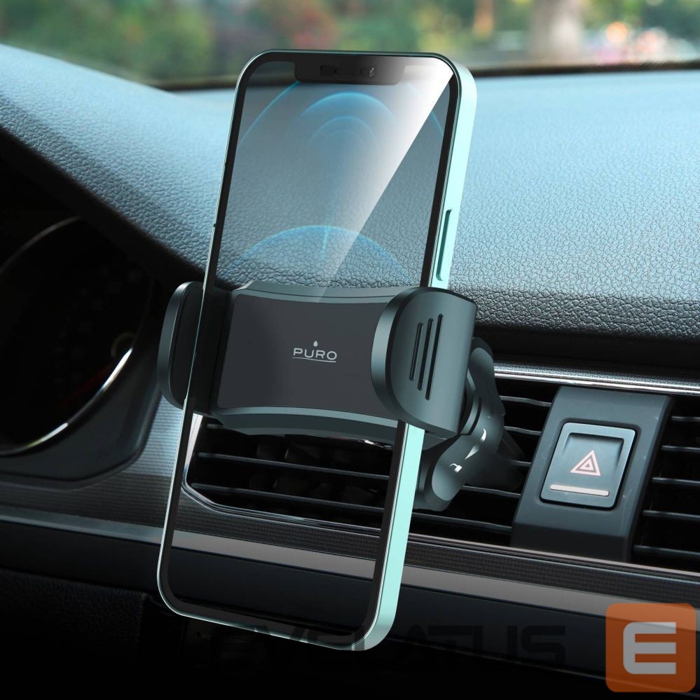 Auto holder Puro Elektrik Puro Spring 2 Smartphone Holder for Air Vent - Black
