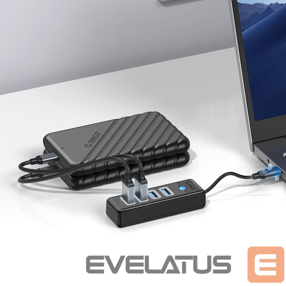 Converter Orico Black \ 4 ports