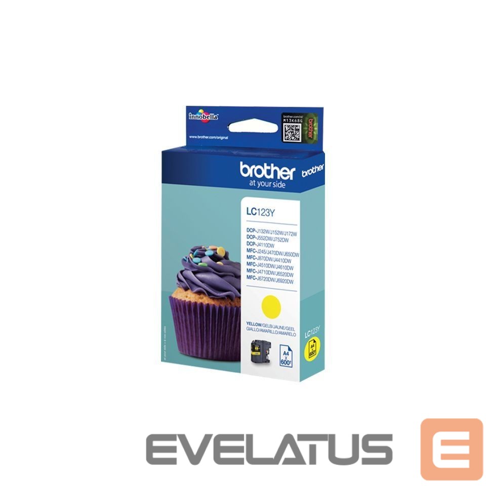 Printer accessories Brother LC123Y | Ink Cartridge | Yellow
