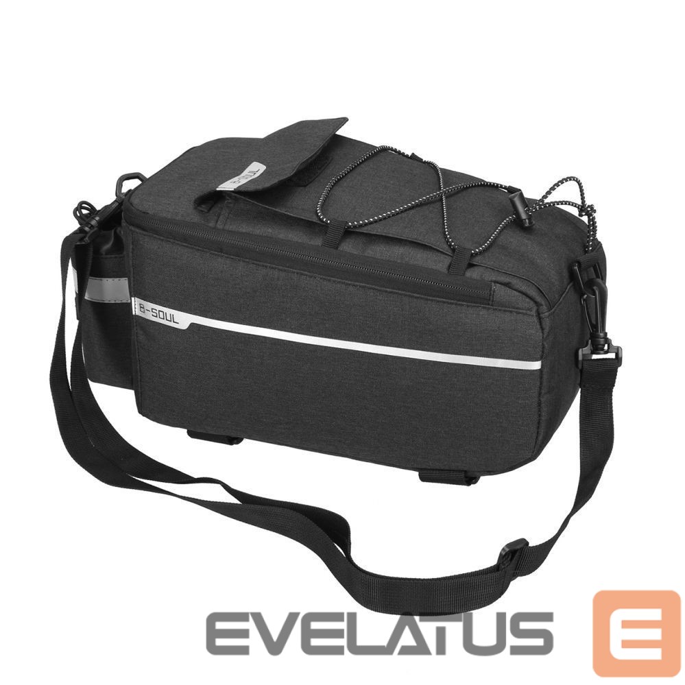 Bicycle accessory Hurtel WYA26Y0S Thermal Bike Pannier Bag with Shoulder Strap - Black