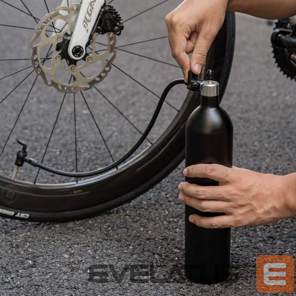 Other goods Rockbros Rockbros Tubeless Tire Inflator 200 PSI 1.2l - Black