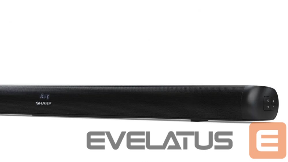 Interactive solution Sharp HT-SB147 2.0 Powerful Soundbar for TV above 40" HDMI ARC/CEC, Aux-in, Optical, Bluetooth, 92cm, Gloss Black