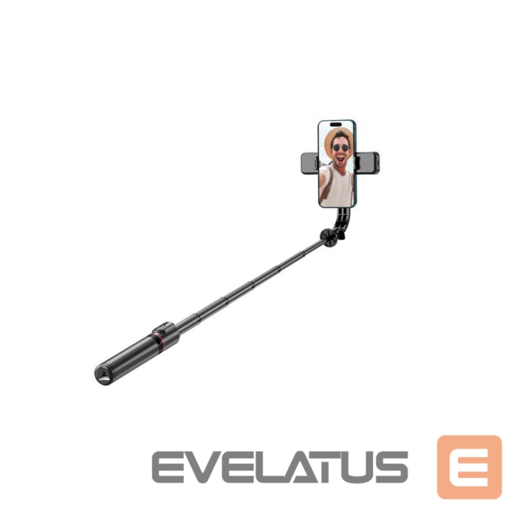 Camera accessory Tech-Protect Tech-Protect L05S Bluetooth Selfie Stick with Tripod up to 105cm with LED Light - Black