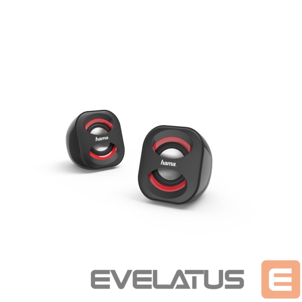 Bluetooth speakers Hama Sonic Mobil 183 Notebook Speaker Black Red