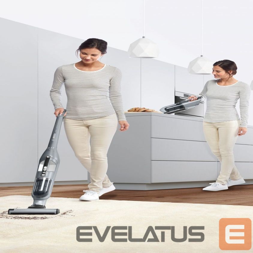 Vacuum cleaner Bosch Vacuum Cleaner | BCH3P210 Series 4 | Cordless operating | Handstick | 21.6 V | Operating time (max) 50 min | Silver | Warranty 24 month(s)