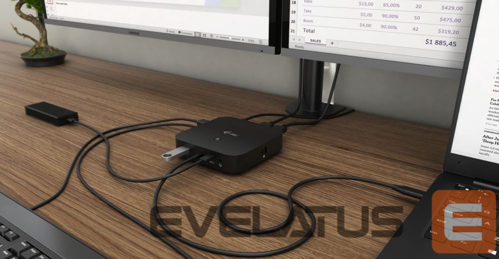 Computer accessories I-TEC I-TEC USB-C Dual Display Docking Station