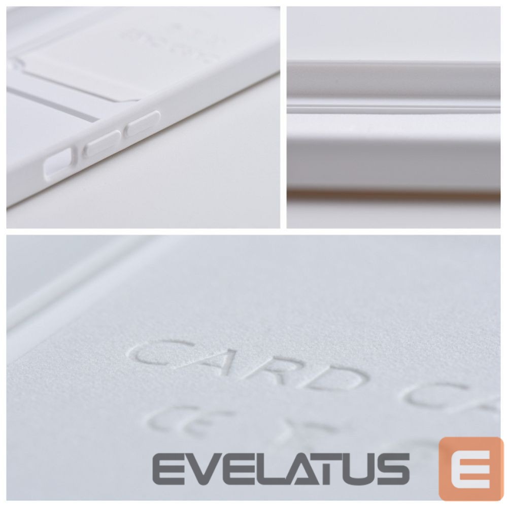 Back panel cover OEM Case for iPhone 15 PRO MAX Card Case white