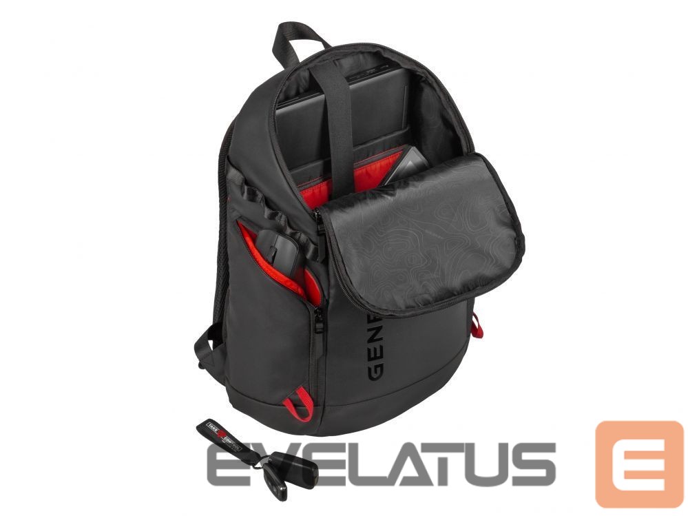 Laptop Bag Genesis Pallad 420 | Fits up to size 15.6 " | Laptop Backpack | Black | Waterproof