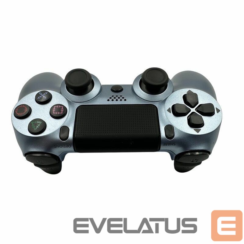 Controller GameBox P4 Wireless Vibration Bluetooth Controller for Play Station 4 / PC / TV / TV Box Blue Pearl