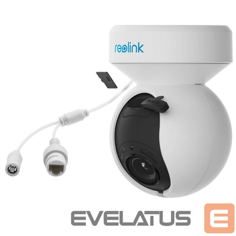 Webcam Reolink Smart WiFi Camera with Motion Spotlights E Series E540 PTZ 5 MP 2.8-8/F1.6 IP65 H.264 Micro SD, Max. 256 GB
