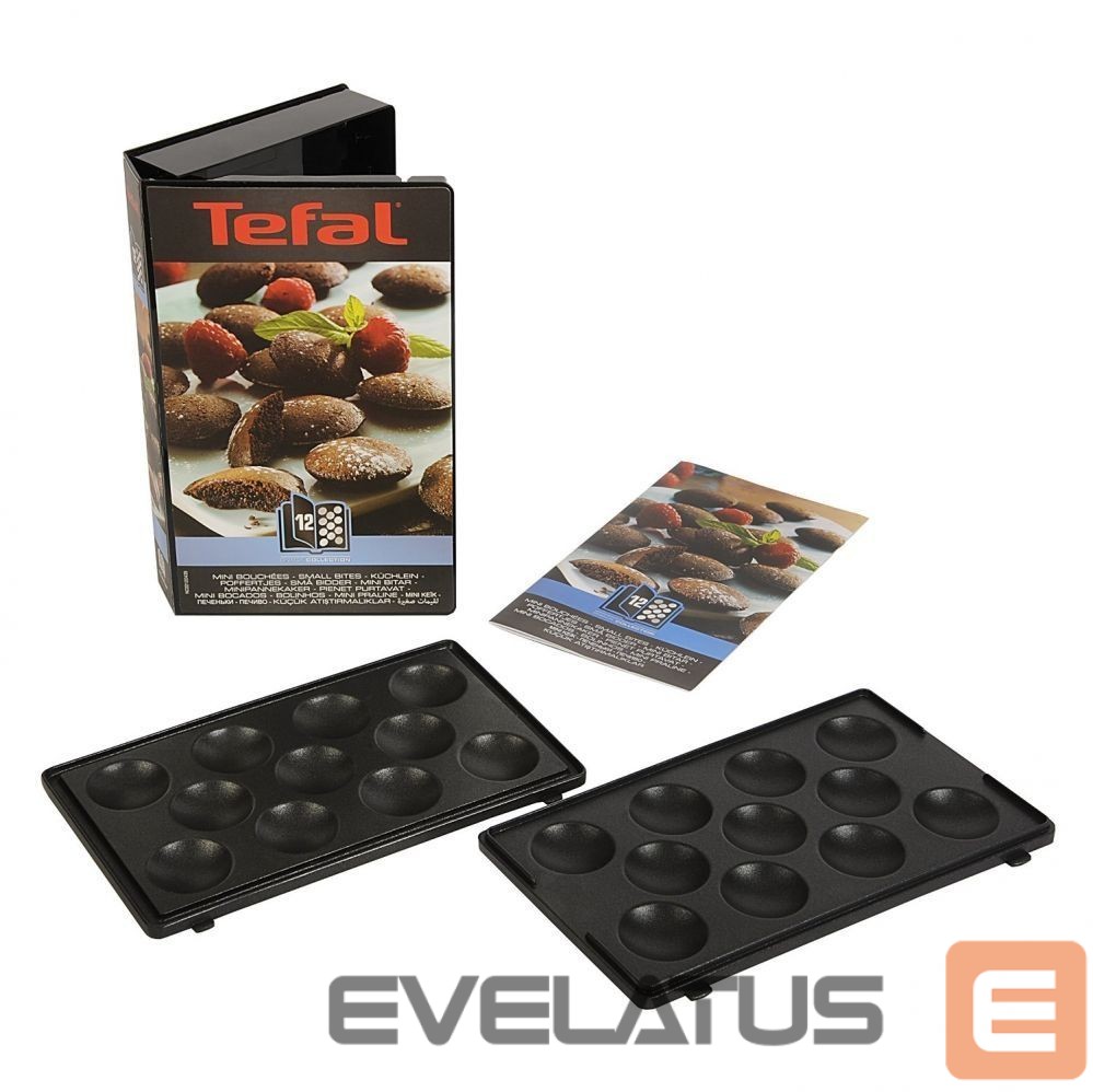Accessories and filters TEFAL XA801212 Mini snack plates, Black