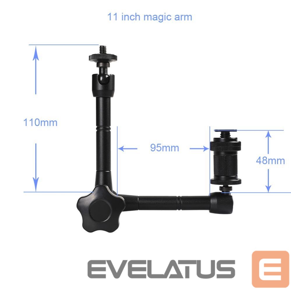 Camera accessory Hurtel Clamp holder for camera, camera, microphone