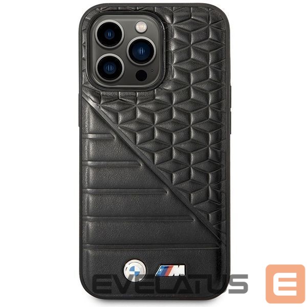Back panel cover BMW BMW Bi Pattern Case for iPhone 14 Pro 6.1" - Black