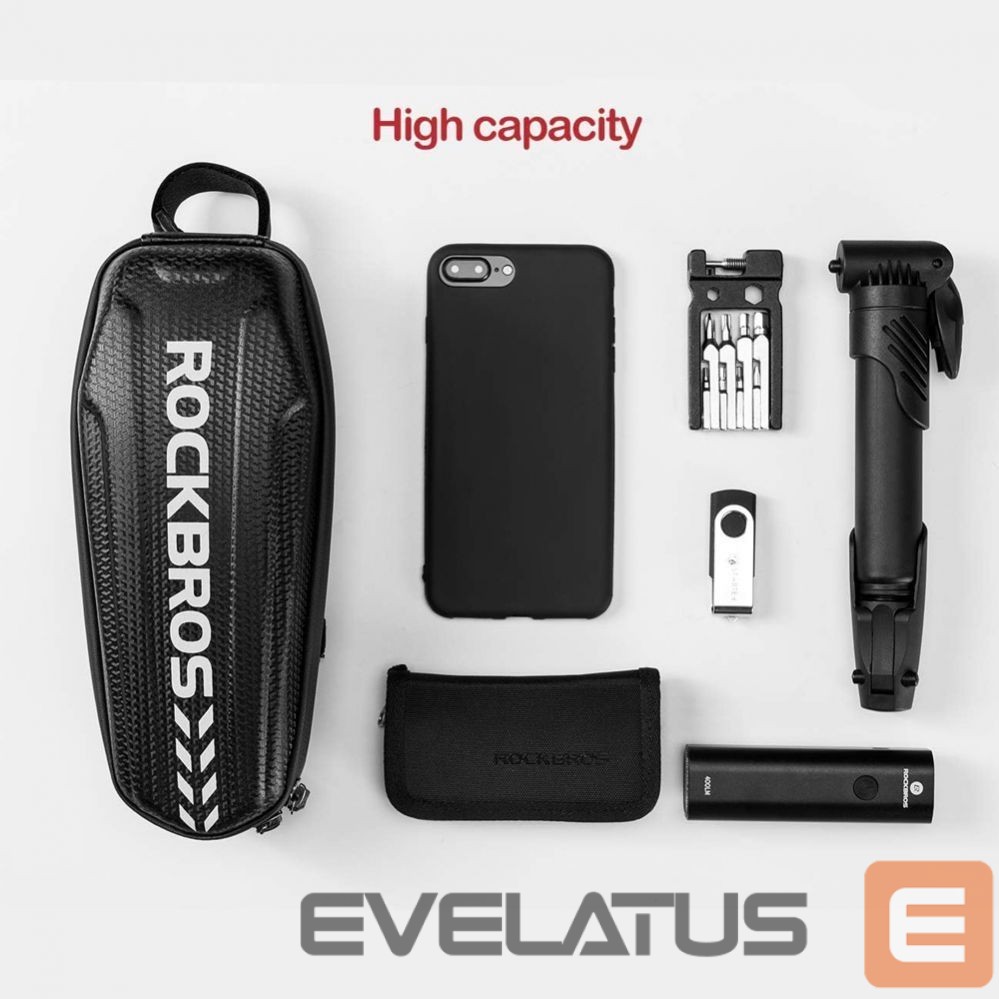Bicycle accessory Rockbros Rockbros B60 waterproof bicycle bag for frame - black