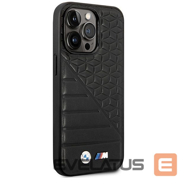 Back panel cover BMW BMW Bi Pattern Case for iPhone 14 Pro 6.1" - Black