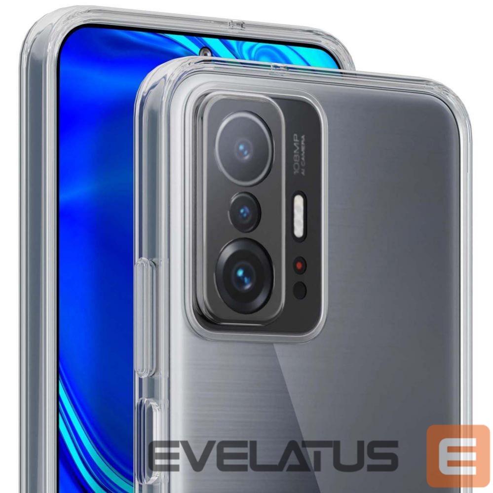 Back panel cover 3MK 3mk Clear Case for Xiaomi 11T / 11T Pro - transparent