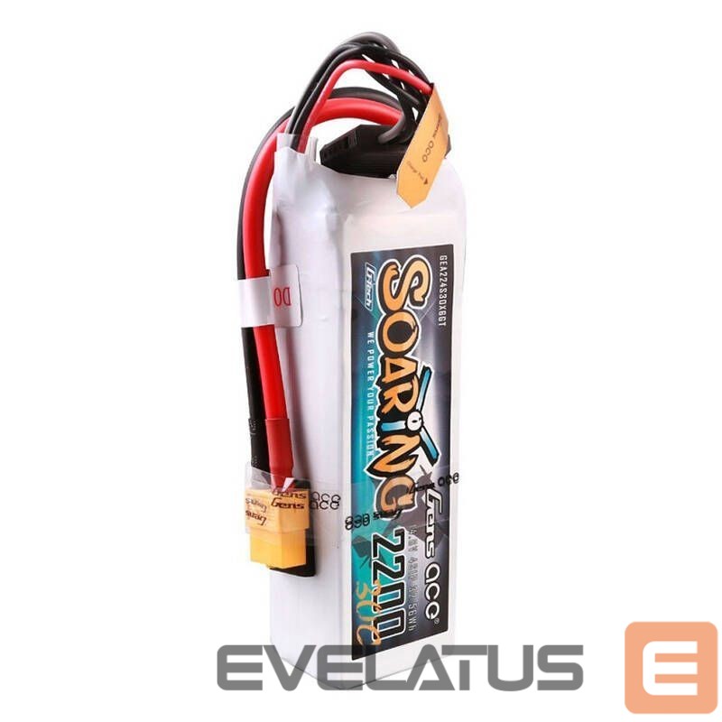Server - Other Accessories Gens ace Gens ace G-Tech Soaring 2200mAh 14.8V 30C 4S1P Lipo Battery Pack with XT60 plug