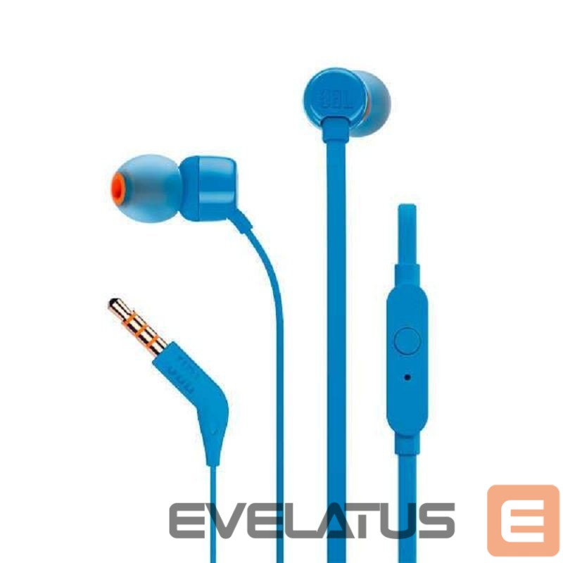 Wired headphones JBL T110 Blue
